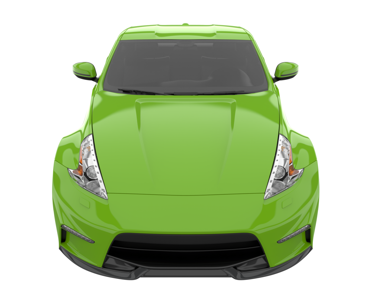 Sport car isolated on transparent background. 3d rendering - illustration png