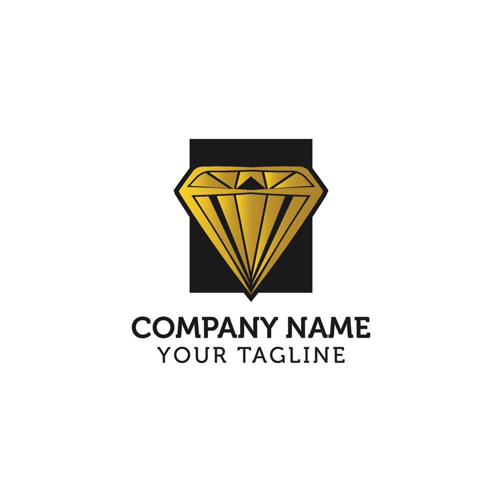 Creative Diamond Logo and Icon Design Template vector