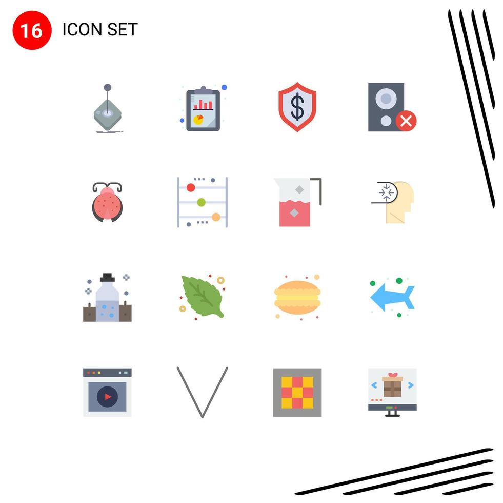 Mobile Interface Flat Color Set of 16 Pictograms of hardware devices seo analysis computers intelligent Editable Pack of Creative Vector Design Elements