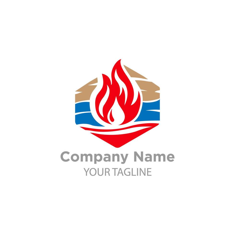 Icono de vector de logotipo de recursos de gas y petróleo, icono de símbolo de diseño de logotipo de aceite.