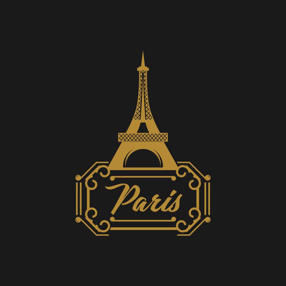 símbolo de París. estampado de moda para ropa femenina. plantilla para camiseta, ropa, tarjeta, afiche. Torre eiffel y corazón como símbolo de amor. elemento de diseño ilustración vectorial vector