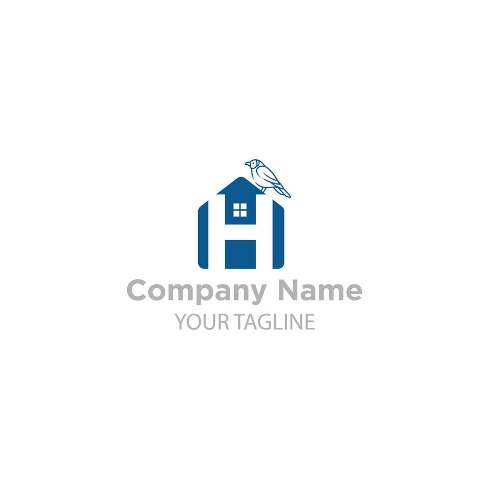 Home Repair Symbol. Real estate business. Creative Letter H . Logo vector
