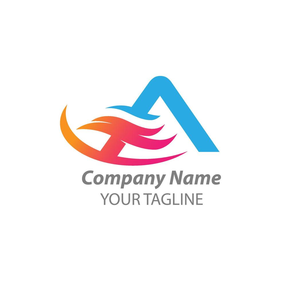creative Design for Latter A. Latter A logo template vector icon