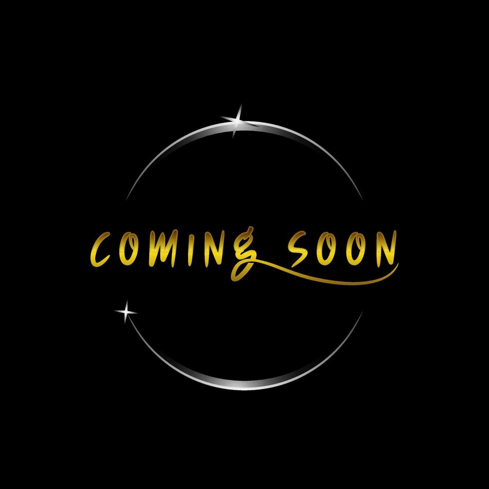 Abstract glossy speech bubble vector background with text Coming soon stock illustration