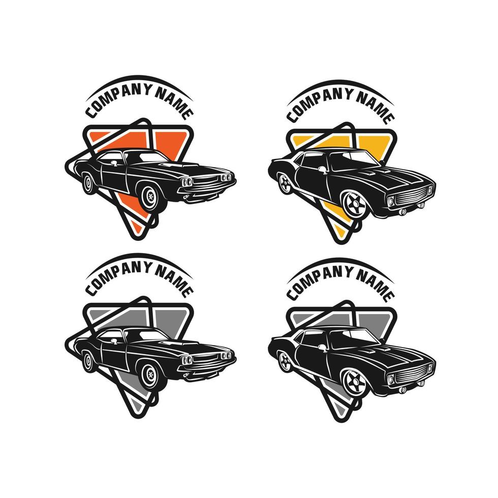 Auto car Logo Vector Design Concept with Sports Car Silhouette,Car Logo Abstract Lines Vector. Vector illustration stock illustration