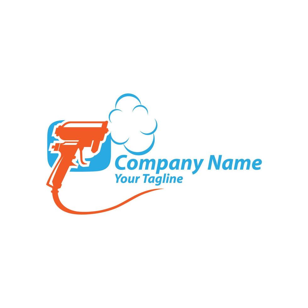Construction spray foam Insulation logo element. Vector illustration of construction foam icon line isolated on clean background for your web mobile app logo design.