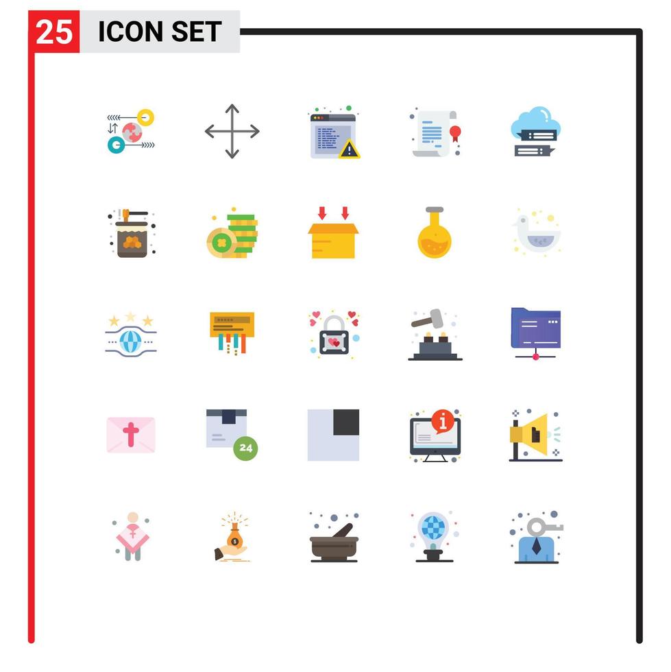 25 Creative Icons Modern Signs and Symbols of secure star opposites diploma back to school Editable Vector Design Elements