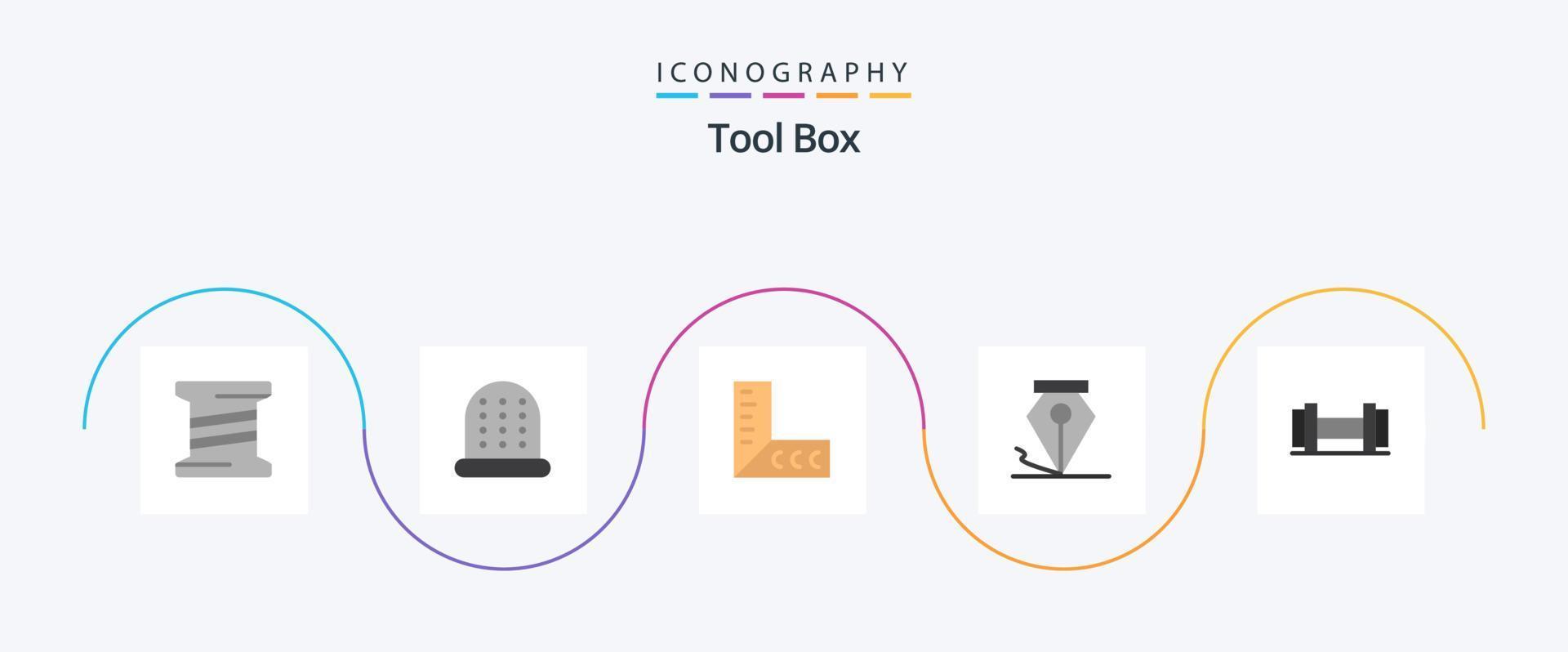 Tools Flat 5 Icon Pack Including . freeform. tools vector