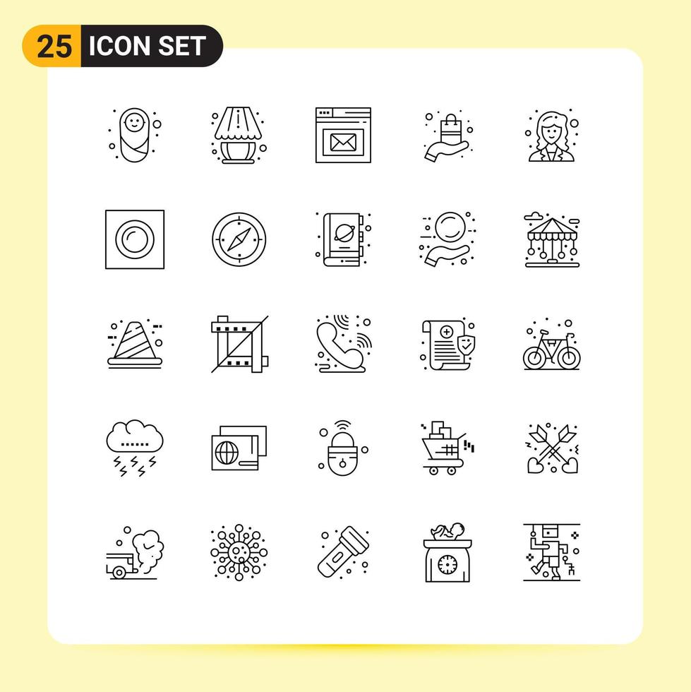 25 Line concept for Websites Mobile and Apps academic product browser presentation web Editable Vector Design Elements