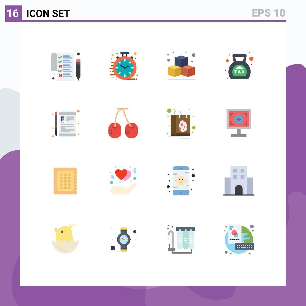 paquete de iconos de vectores de stock de 16 signos y símbolos de línea para el dispositivo de aprendizaje cubo dinero en línea paquete editable de elementos creativos de diseño de vectores