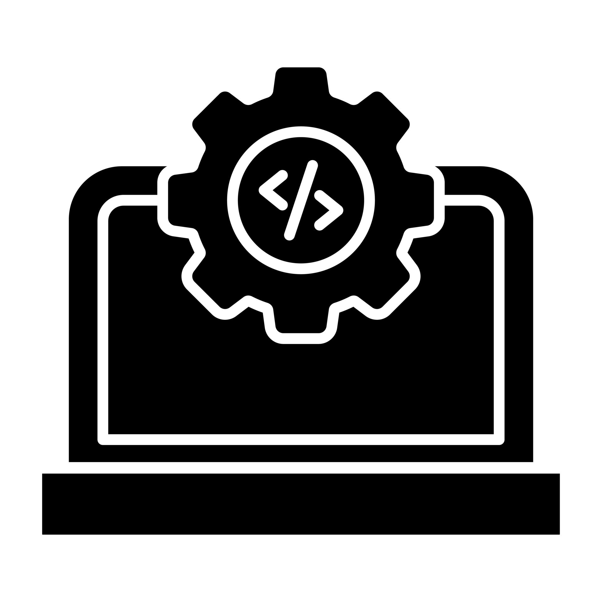 Solid design icon of programming development 19434135 Vector Art at ...