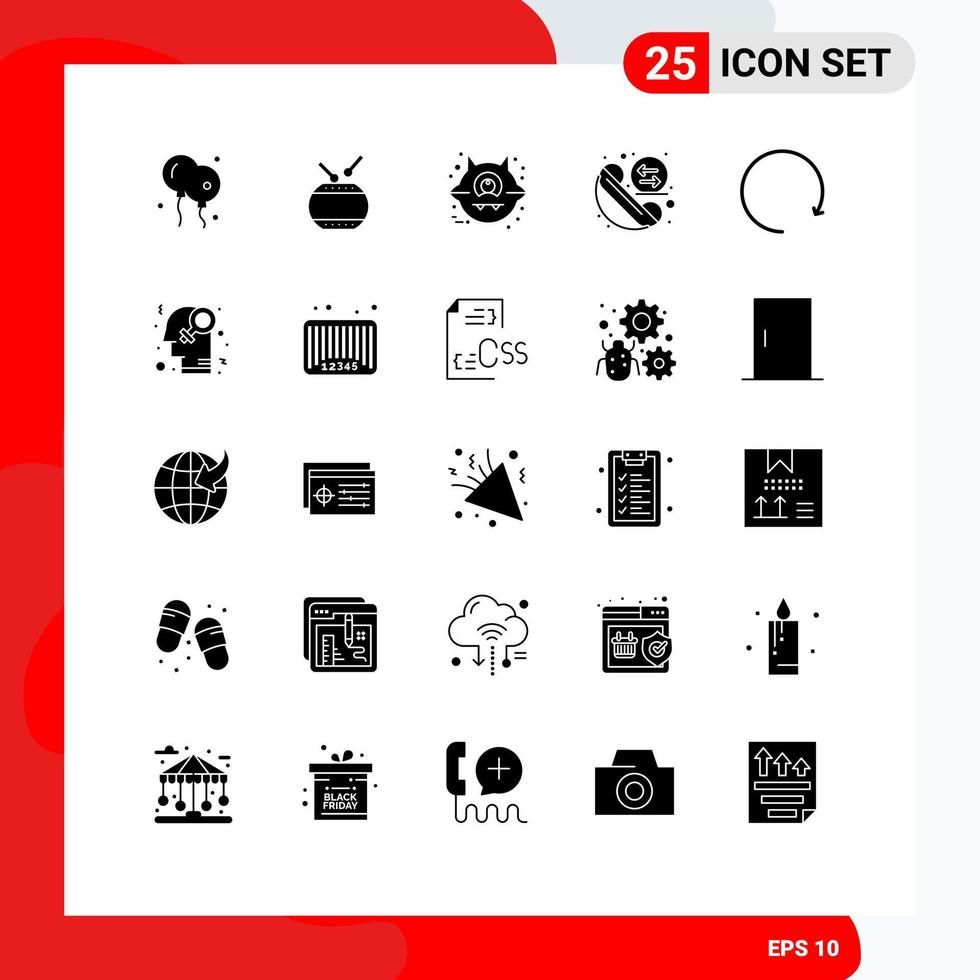 25 iconos creativos signos y símbolos modernos del feminismo en el sentido de las agujas del reloj gato flecha teléfono elementos de diseño vectorial editables vector