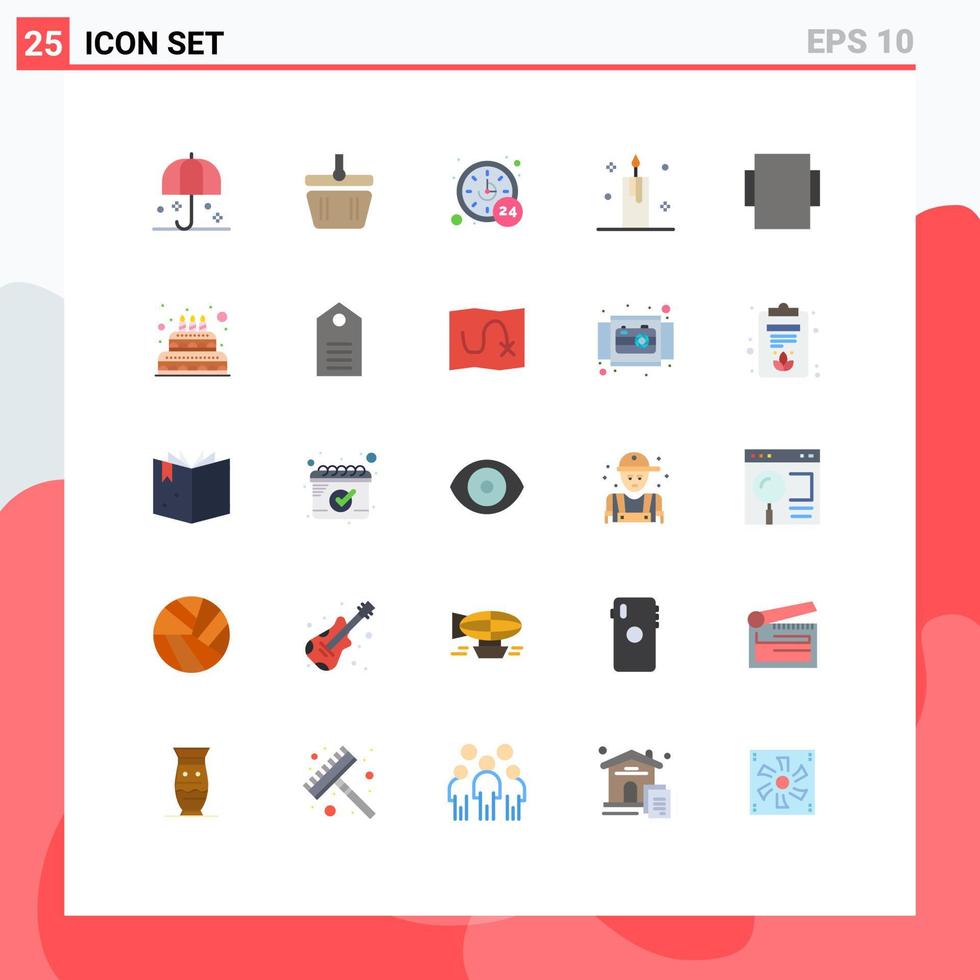 25 Creative Icons Modern Signs and Symbols of xmas decoration spring christmas time Editable Vector Design Elements