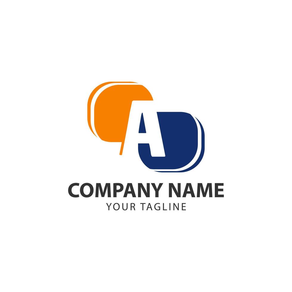Letter A Tech Logo Design Vector Stock illustration . A Logo Design Vector Stock .