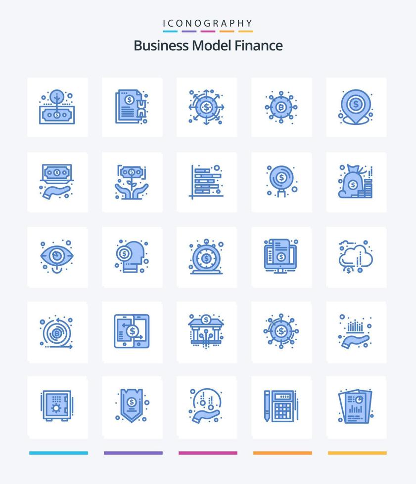 Creative Finance 25 Blue icon pack  Such As loan. banking. notification. payments. finance vector