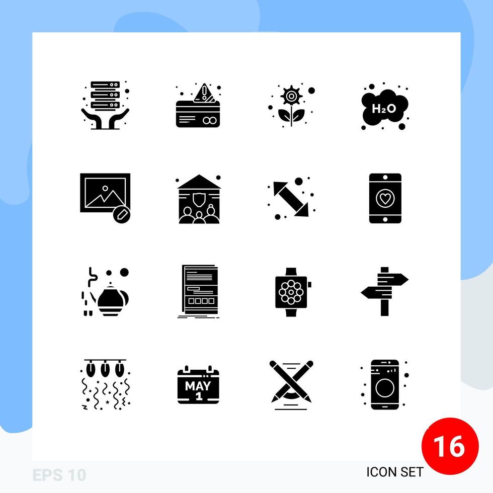 16 Creative Icons Modern Signs and Symbols of image study sustainable school education Editable Vector Design Elements