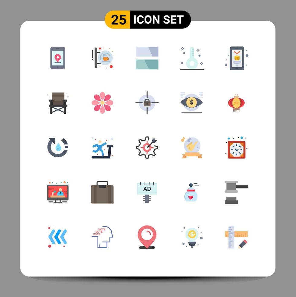 25 Flat Color concept for Websites Mobile and Apps mobile health editing form disease Editable Vector Design Elements