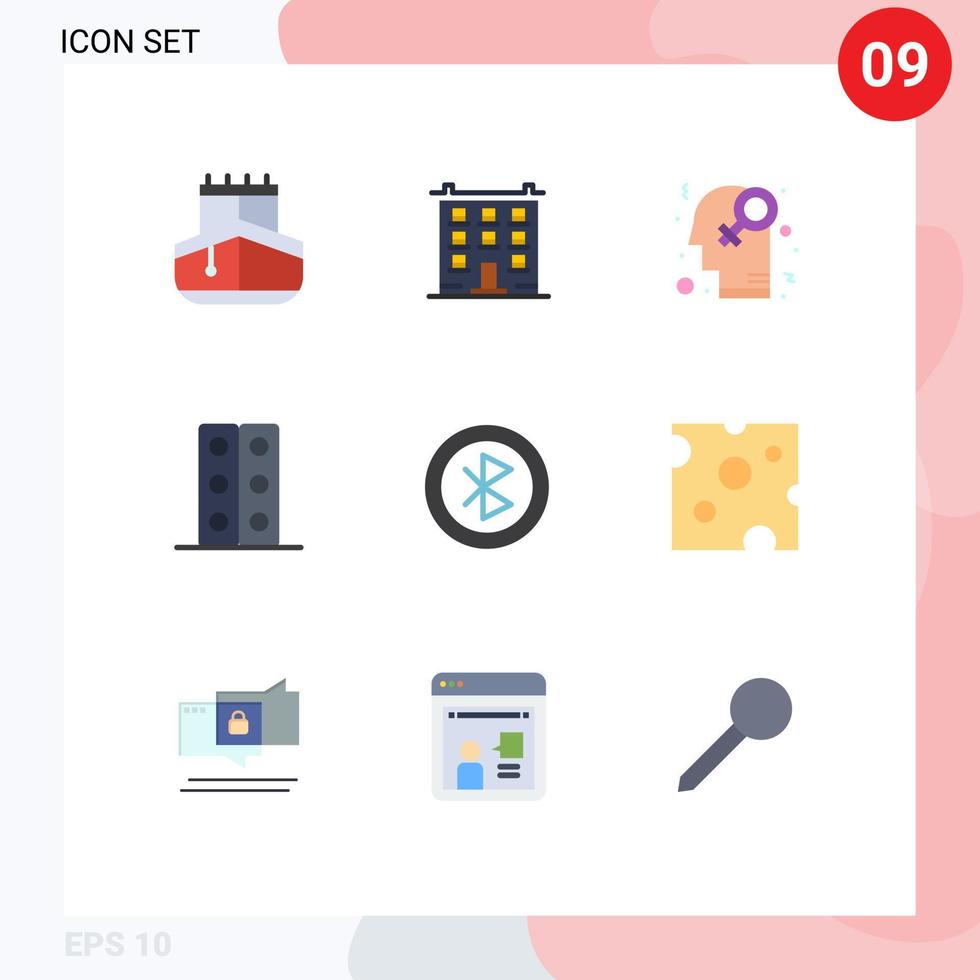 9 Creative Icons Modern Signs and Symbols of bluetooth science house lab homosexuality Editable Vector Design Elements