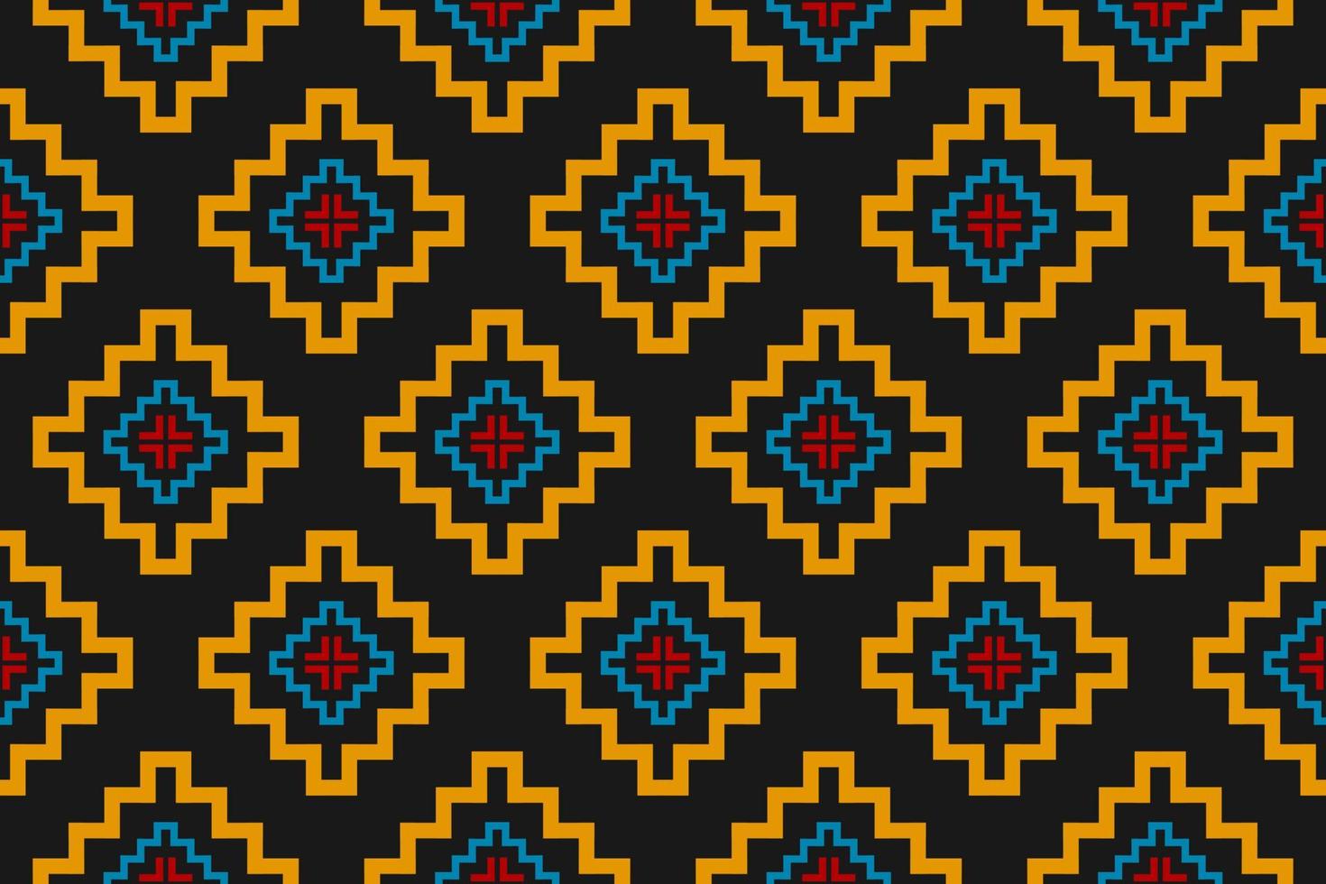 Geometric ethnic seamless pattern traditional. Aztec ethnic ornament print. Tribal pattern style. vector