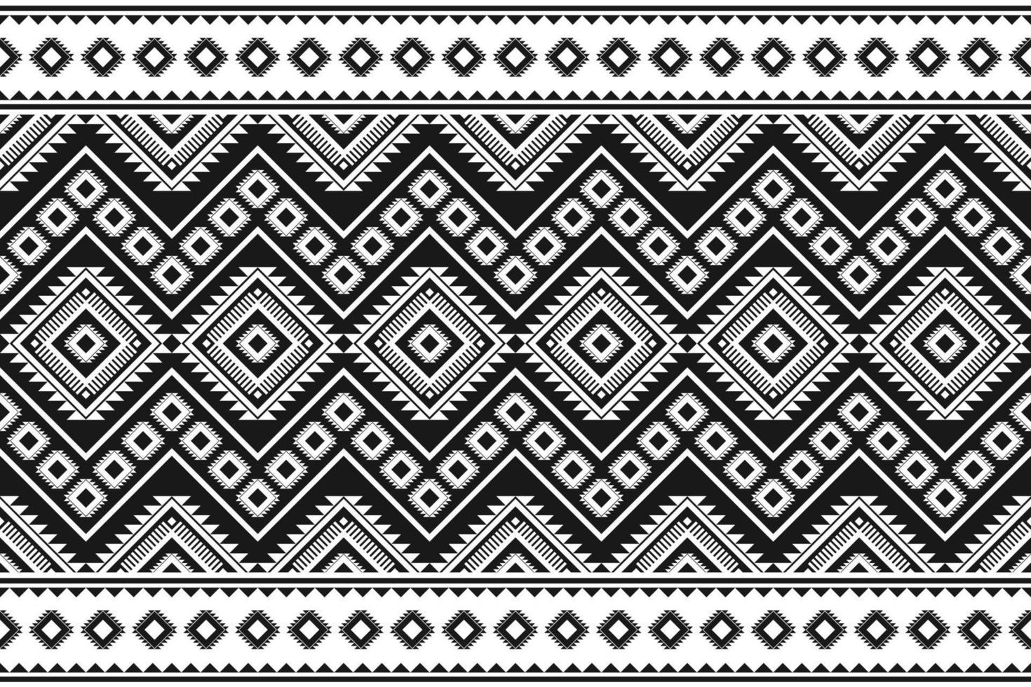 Carpet tribal pattern art. Geometric ethnic seamless pattern traditional. Aztec ethnic ornament print. vector