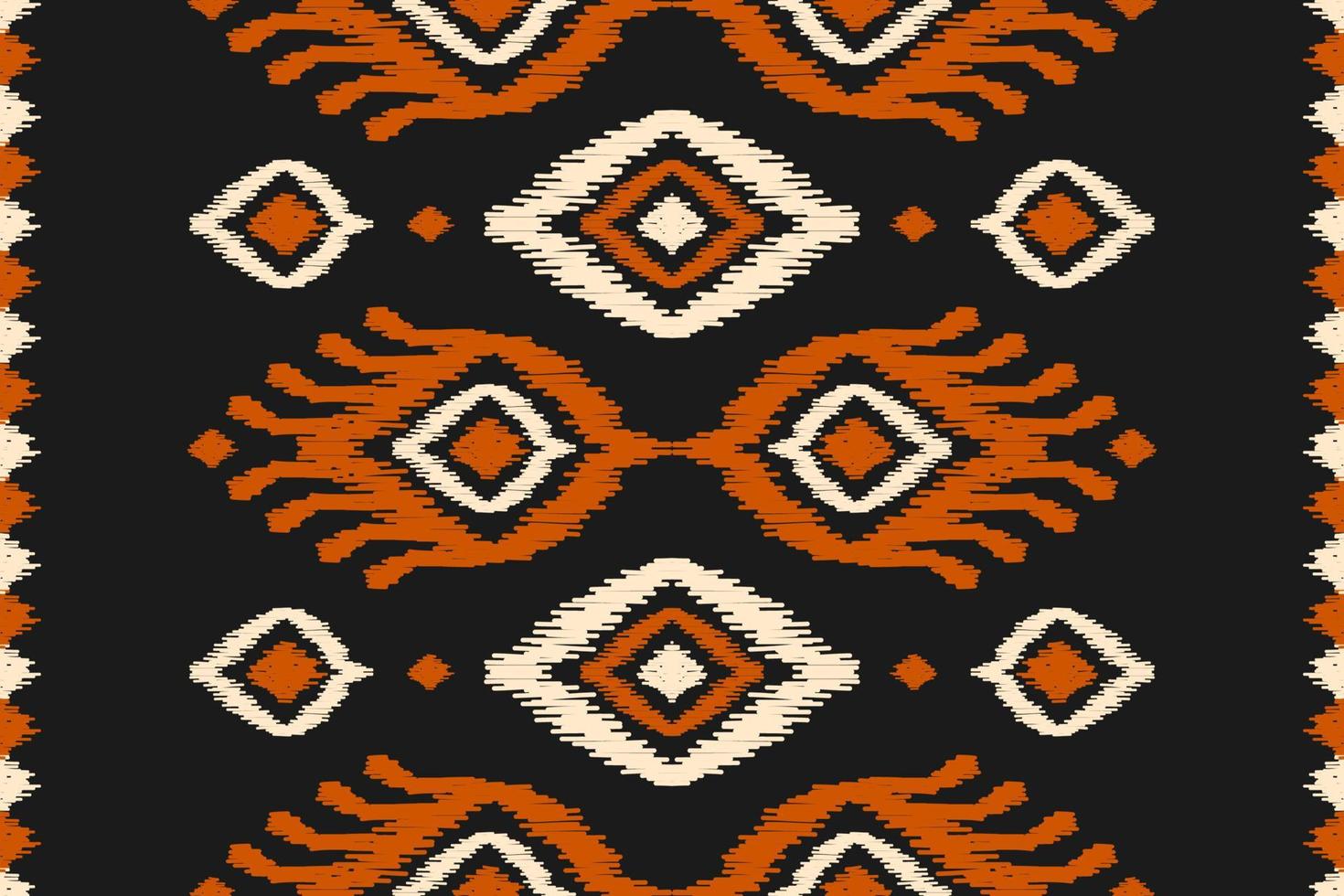 Abstract ethnic pattern art. Ikat seamless pattern traditional. American, Mexican style. vector
