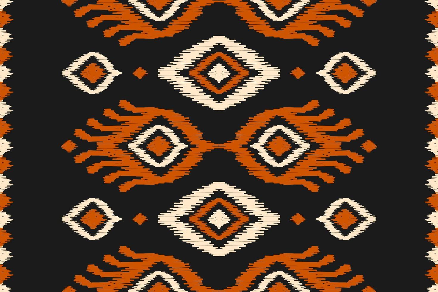 arte de patrones étnicos abstractos. ikat de patrones sin fisuras tradicional. estilo americano, mexicano. vector