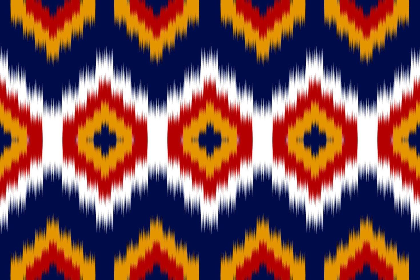 Carpet ethnic tribal pattern art. Ethnic ikat seamless pattern. American, Mexican style. vector