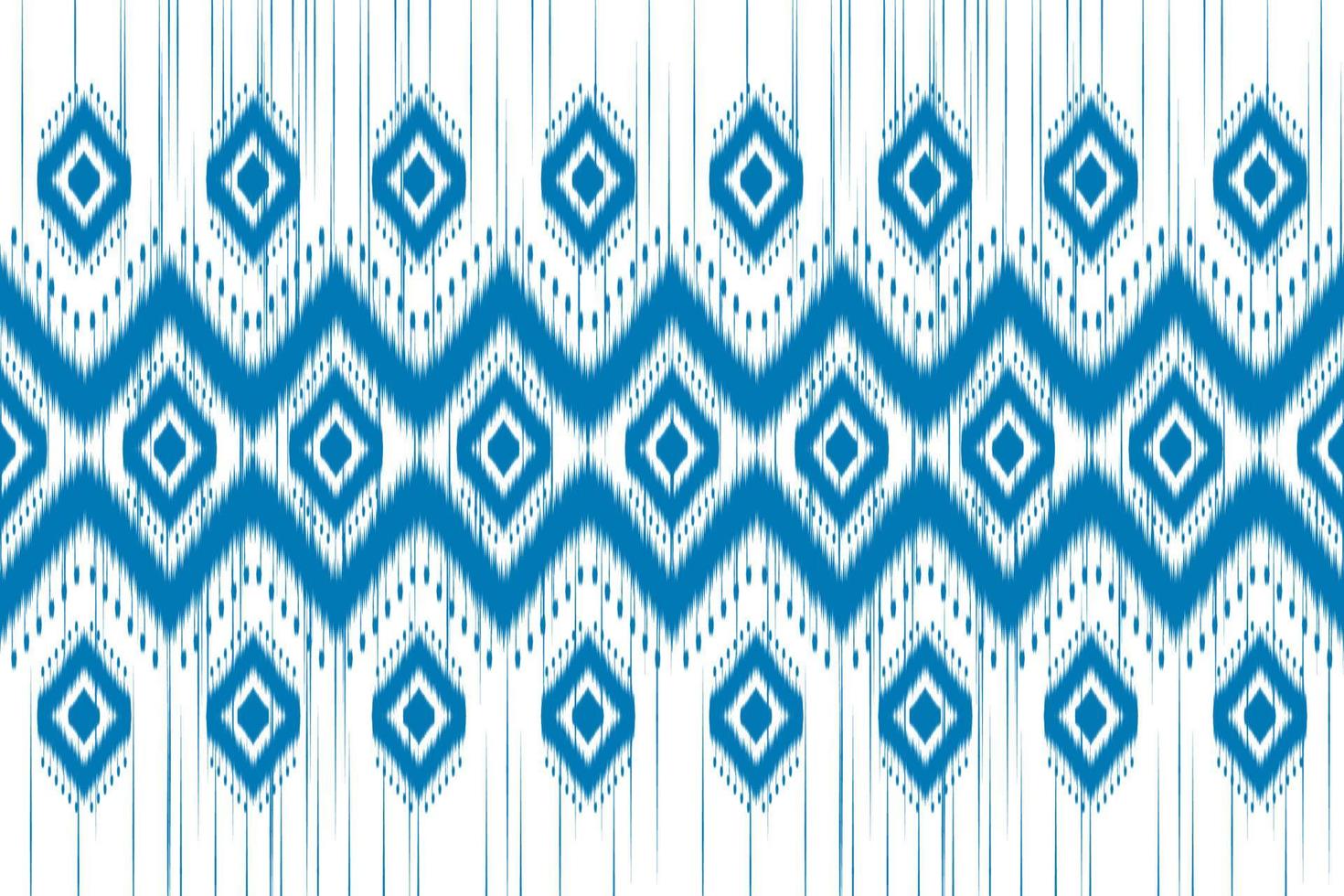 Carpet ethnic ikat pattern art. Geometric ethnic ikat seamless pattern in tribal. Mexican style. vector