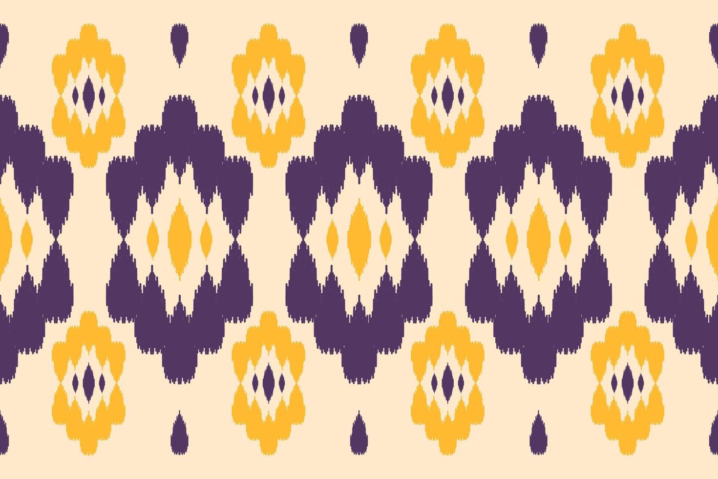 Carpet ethnic ikat pattern art. Geometric ethnic ikat seamless pattern in tribal. Mexican style. vector