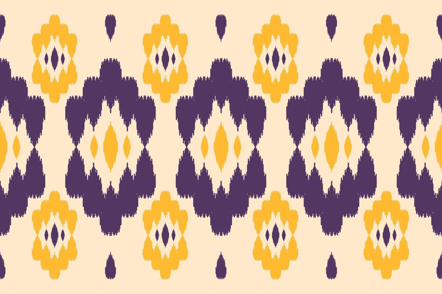 Carpet ethnic ikat pattern art. Geometric ethnic ikat seamless pattern in tribal. Mexican style. vector