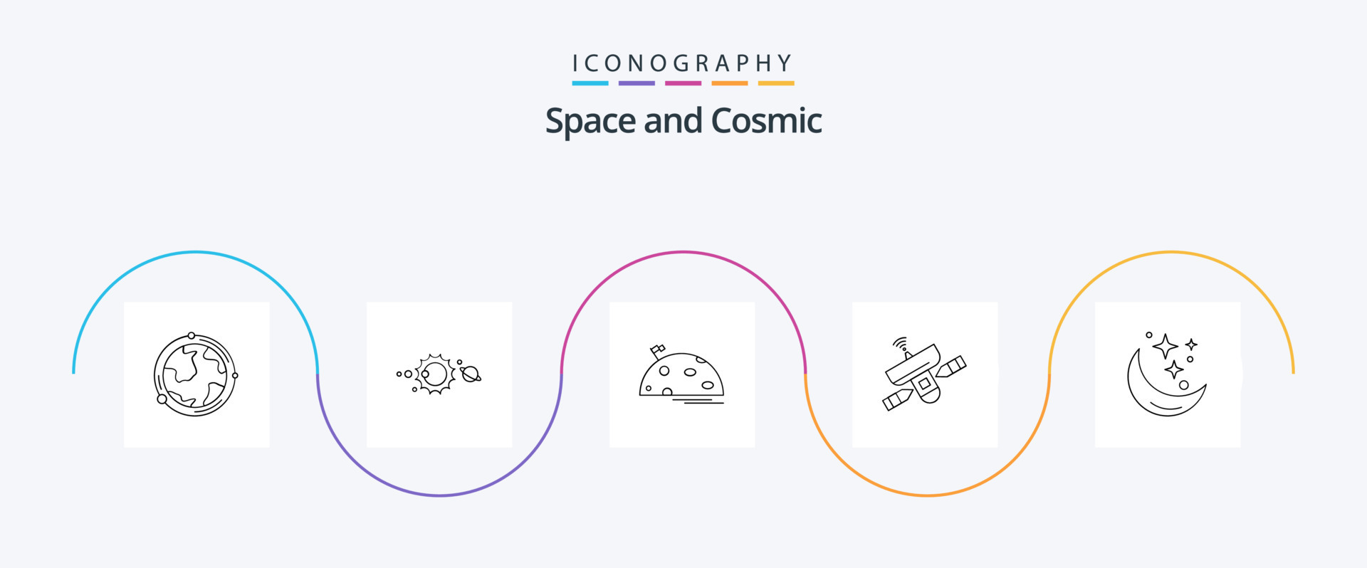 Moon Icon, Solar System Iconpack