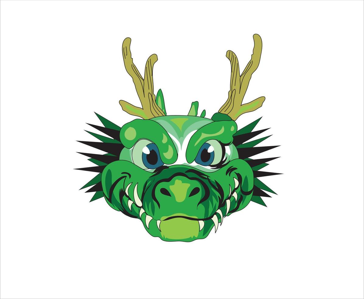 Dragon Vector Logo icon Illustration Mascot