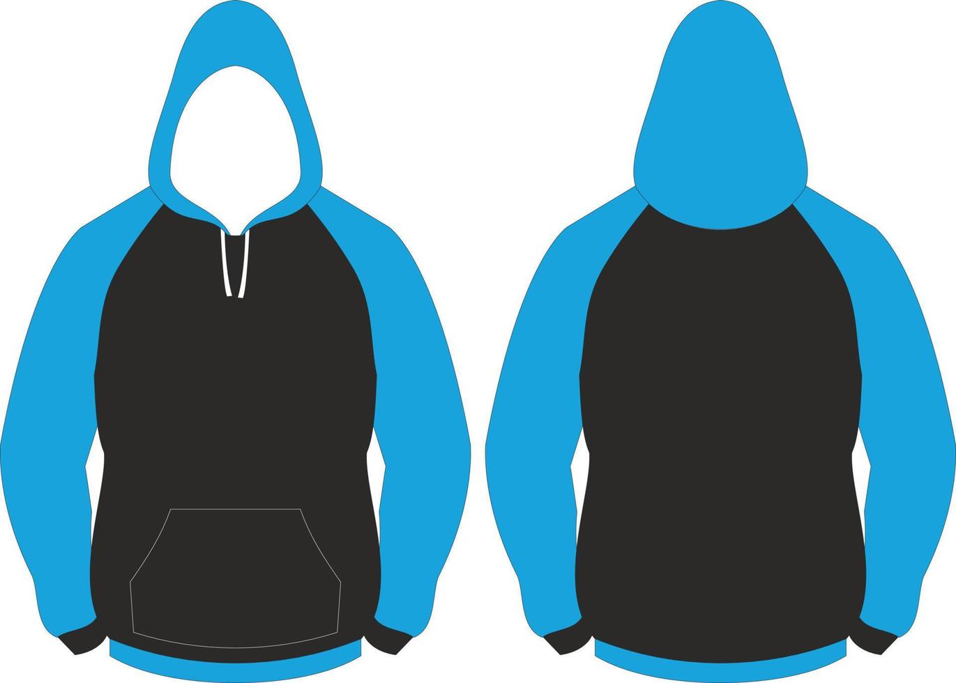 sublimation hoodie mock up vector