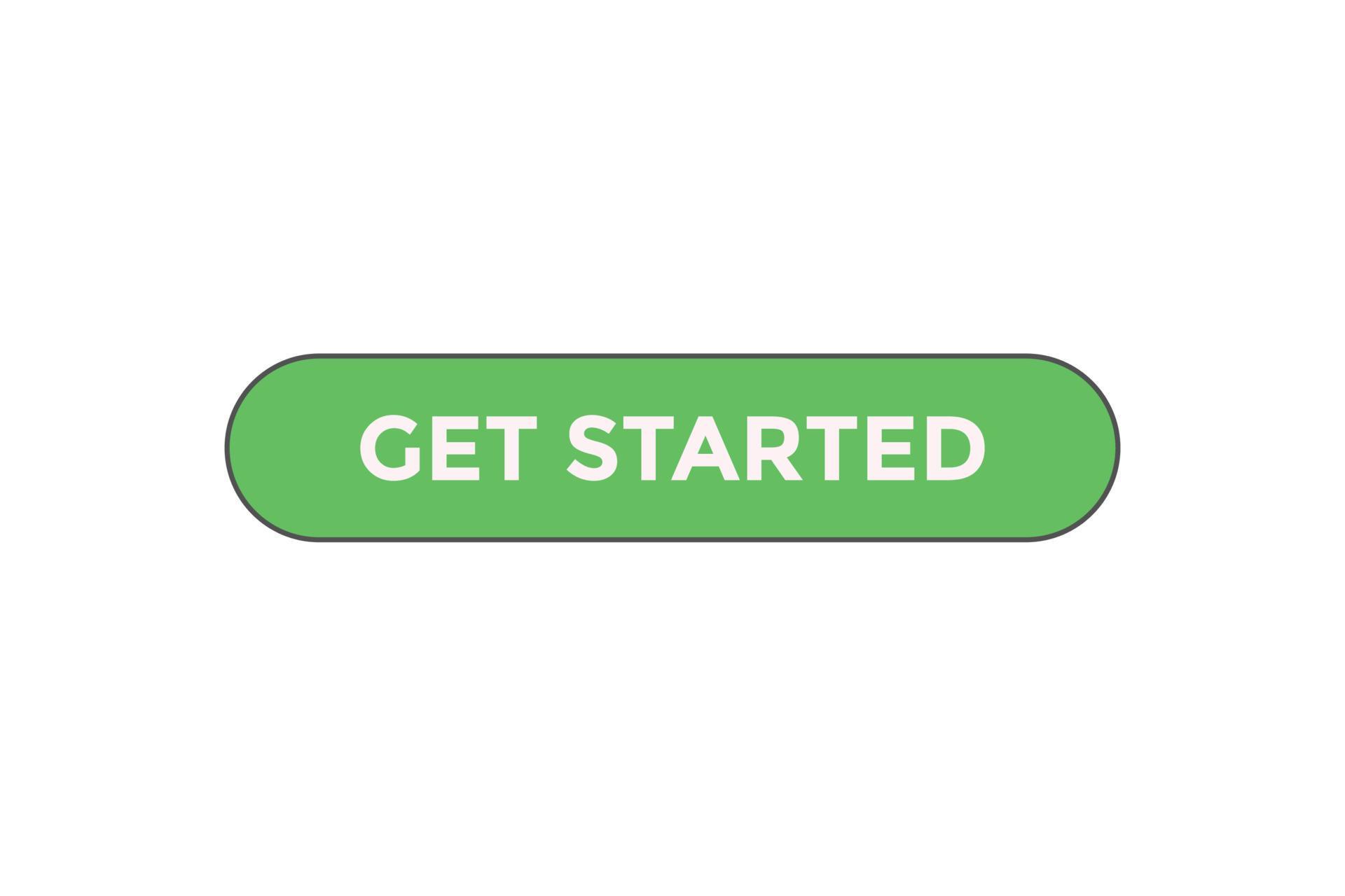 Get started button web banner templates. Vector Illustration 19464315 ...