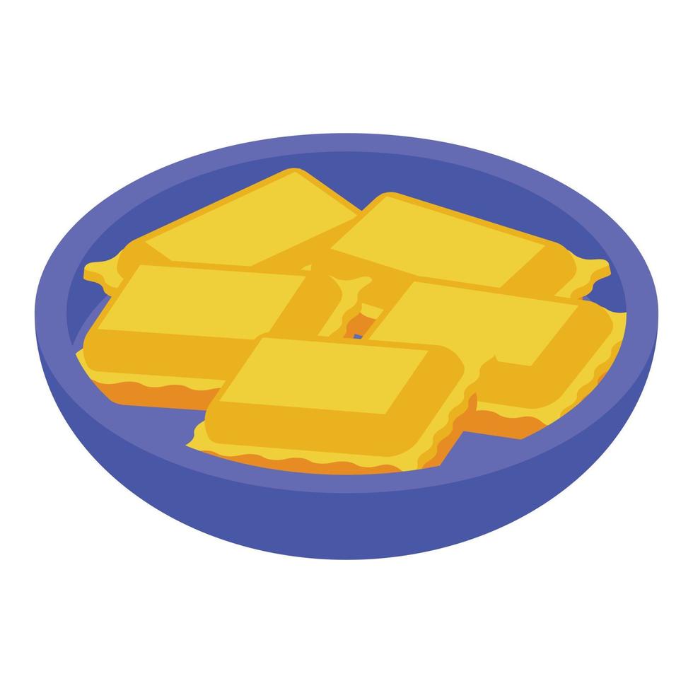 Bakery food icon isometric vector. Brazilian cuisine vector