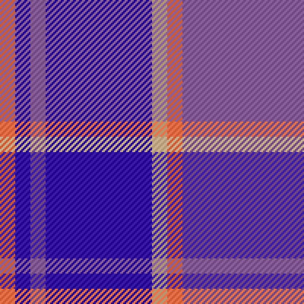 Check textile background. Plaid fabric seamless. Vector pattern tartan texture.
