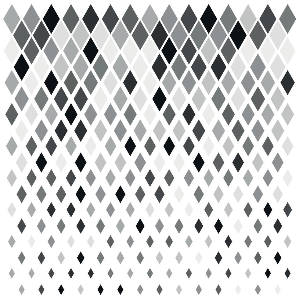 Design of black and white rhombuses in vertical format vector