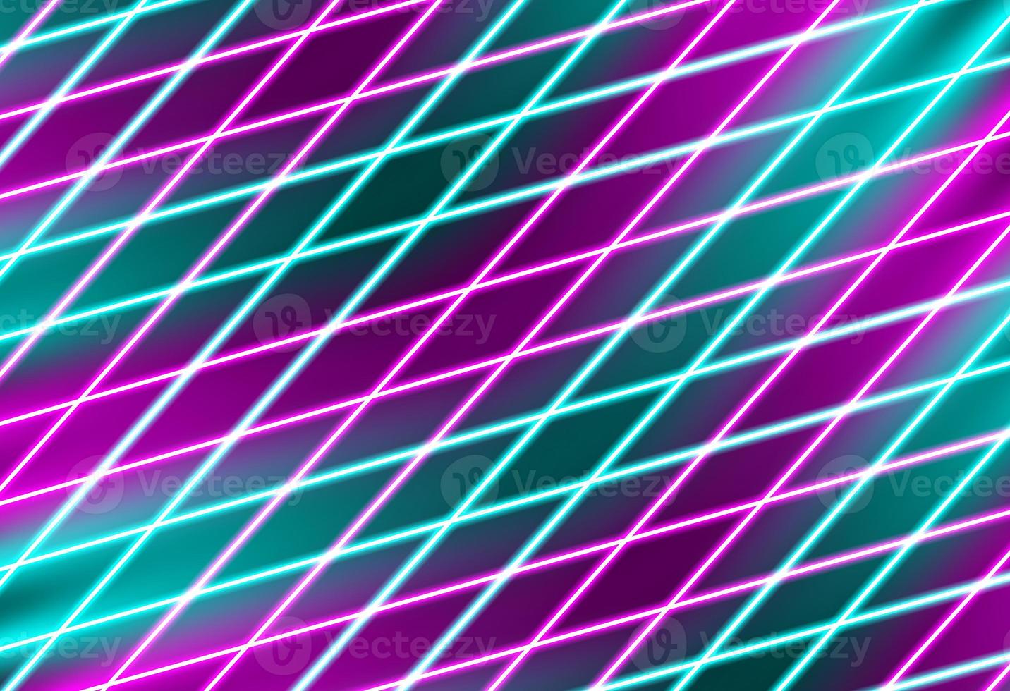 Abstract background neon light, virtual reality glowing lines photo