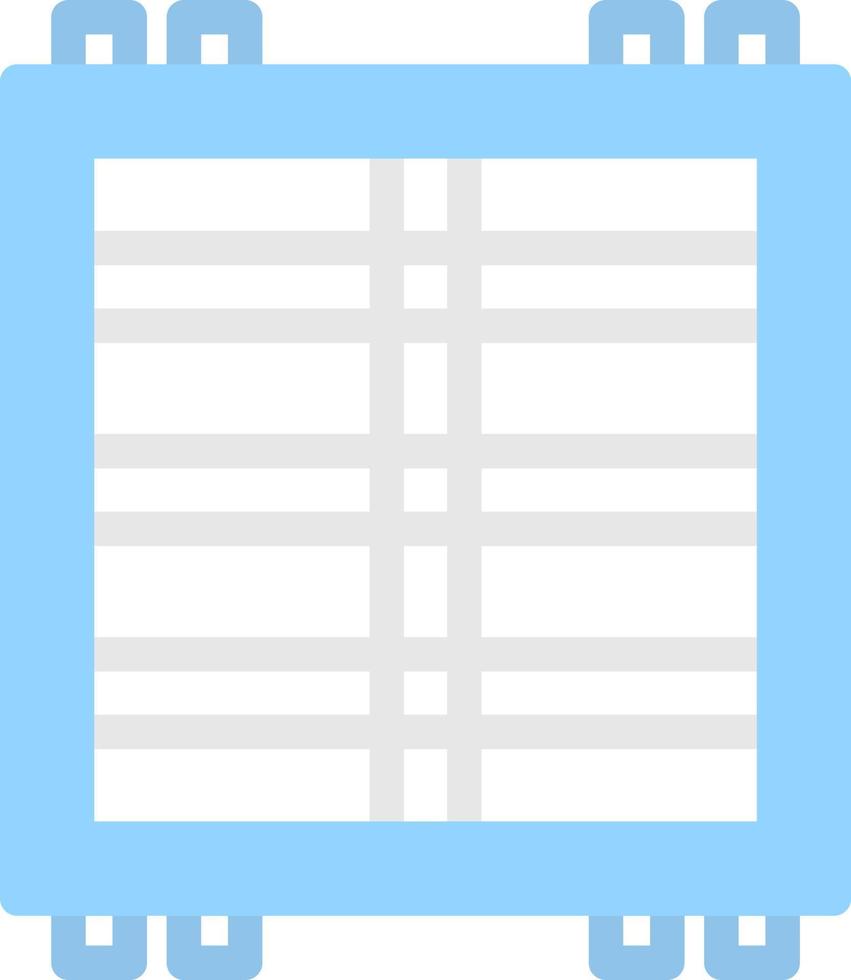 Roof Rack Vector Icon Design
