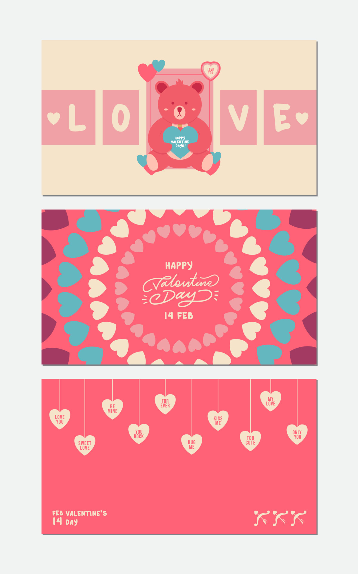 Valentine's day greeting background 19465107 Vector Art at Vecteezy