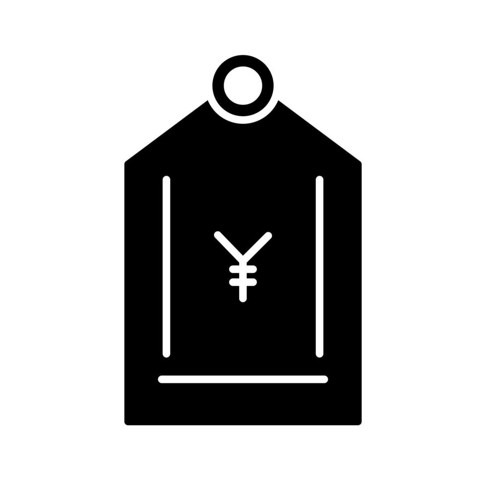 Yen Tag Vector Icon