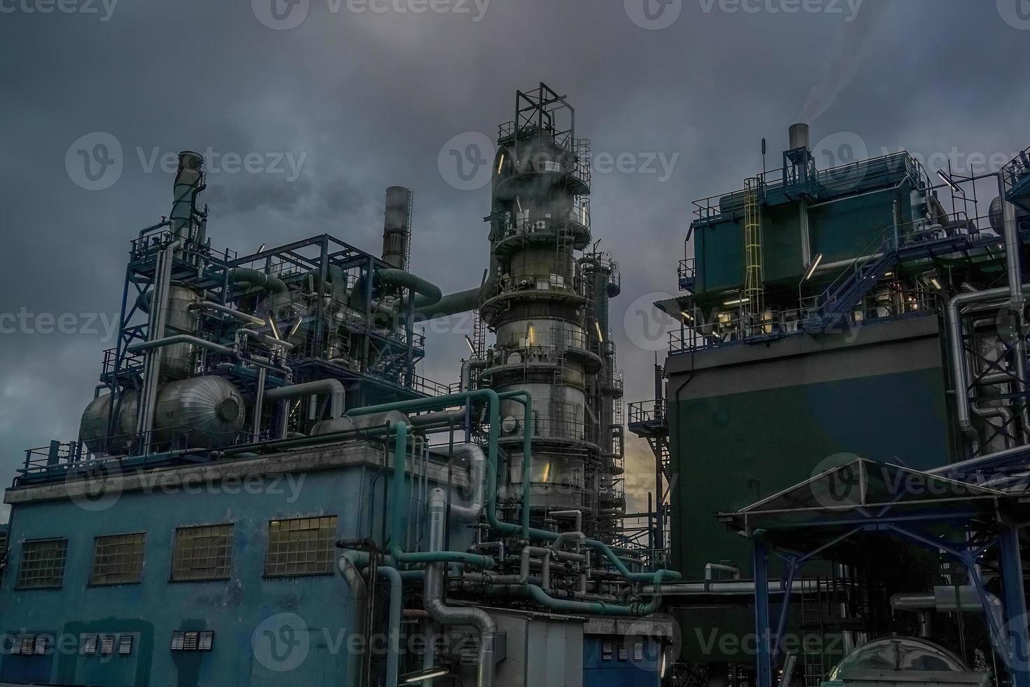 busalla italy oil refinery near a7 highway petrochemical photo