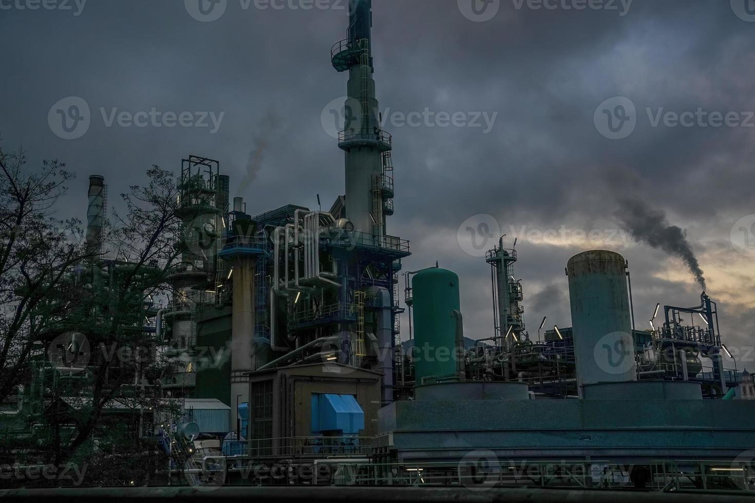 busalla italy oil refinery near a7 highway petrochemical photo