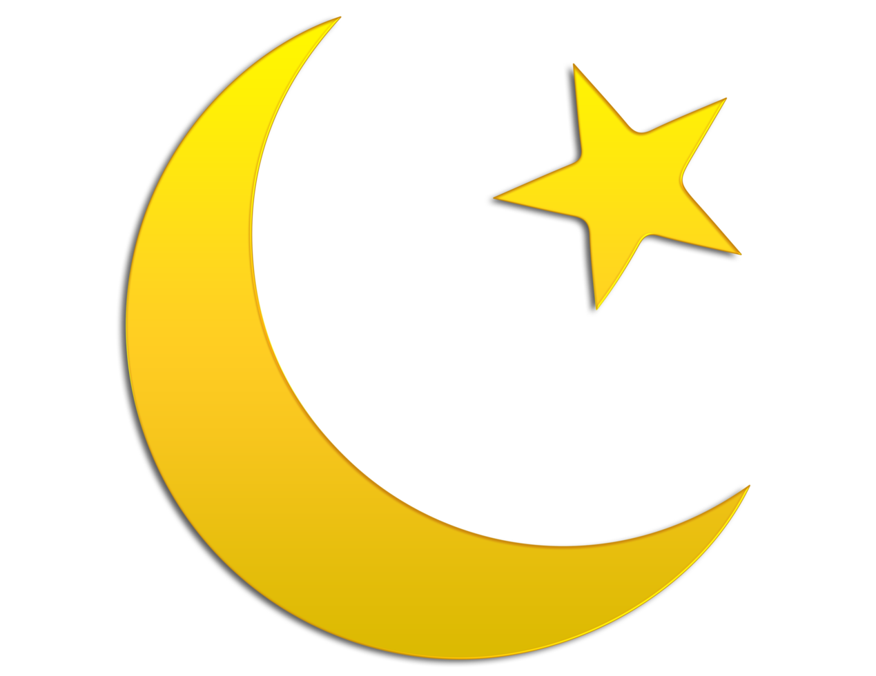 Moon icon on transparent background png