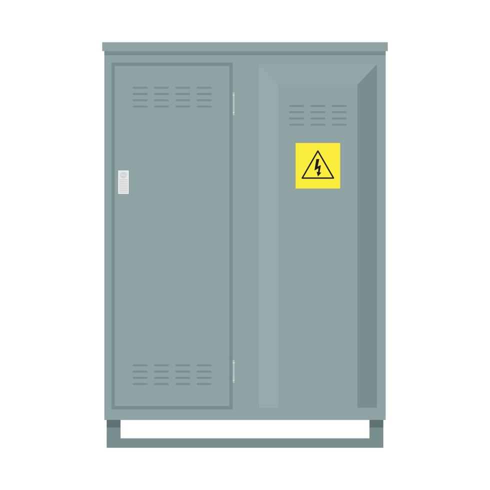 Electrical cabinet cartoon vector. free space for text. wallpaper. copy space. switch box. vector