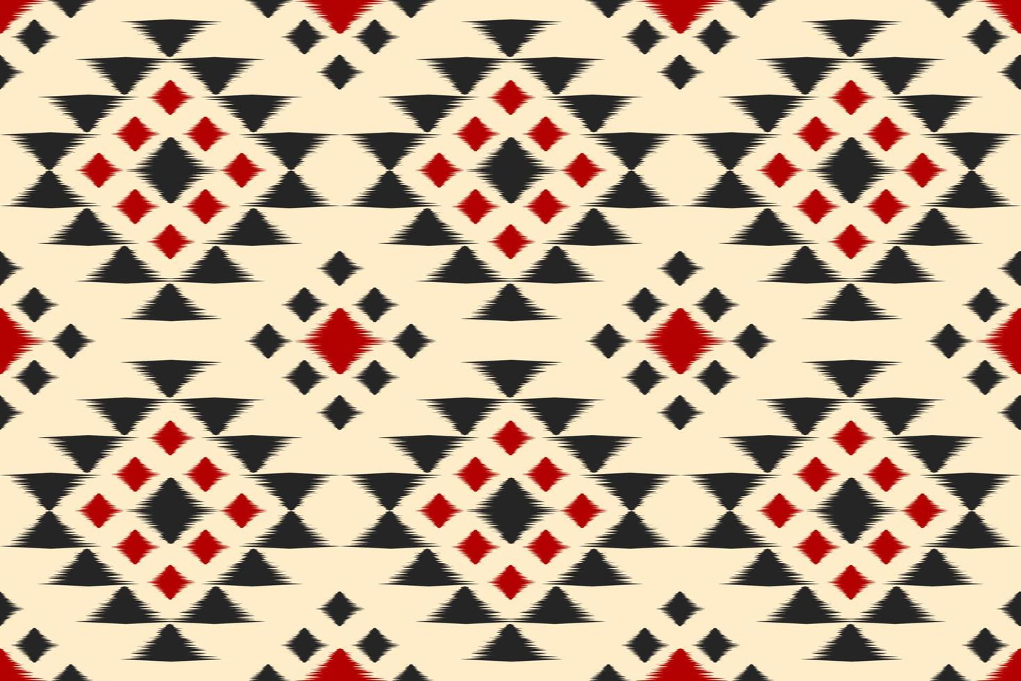 hermoso fondo étnico ikat. patrón geométrico étnico ikat sin costuras en tribal. tela estilo indio. vector