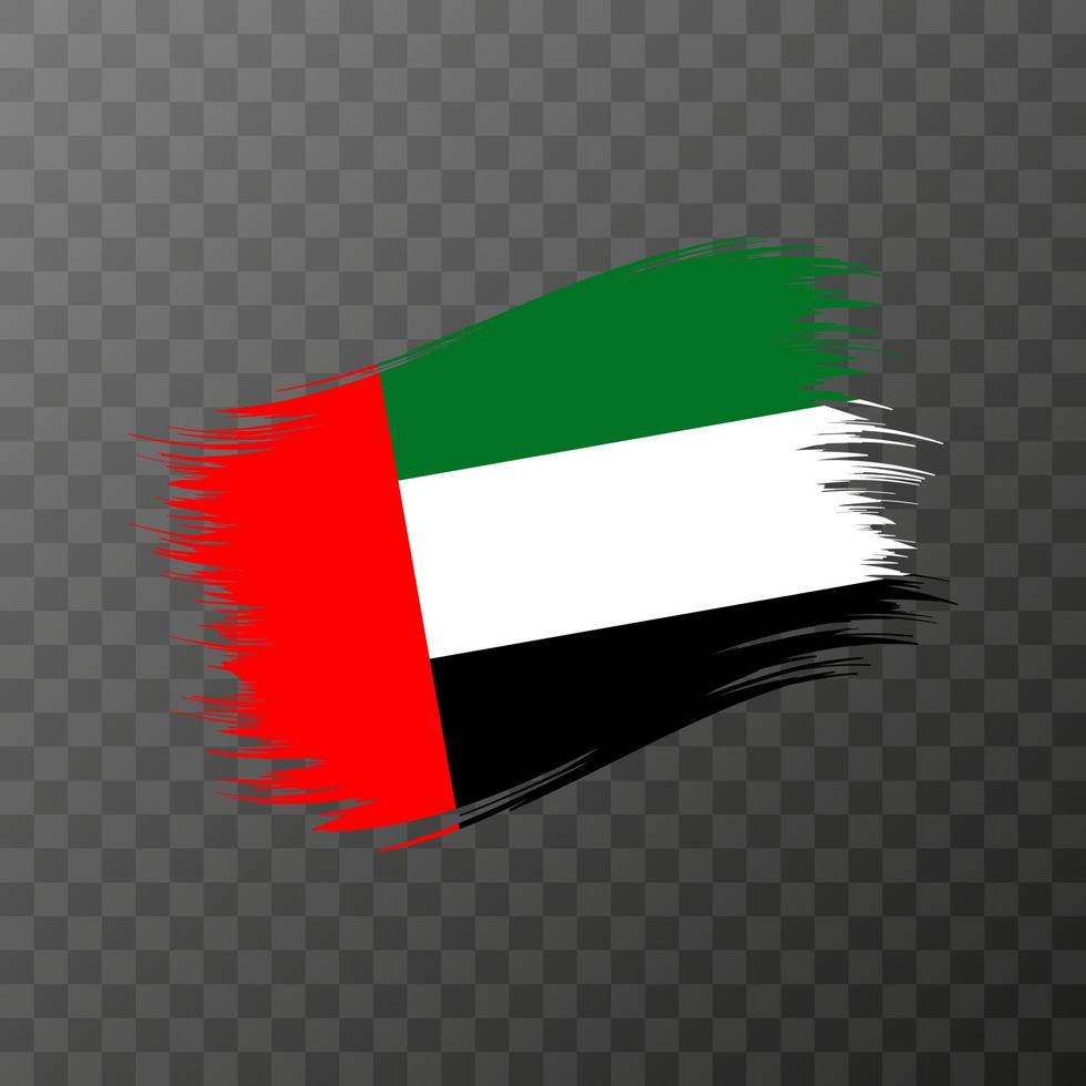 United Arab Emirates national flag. vector