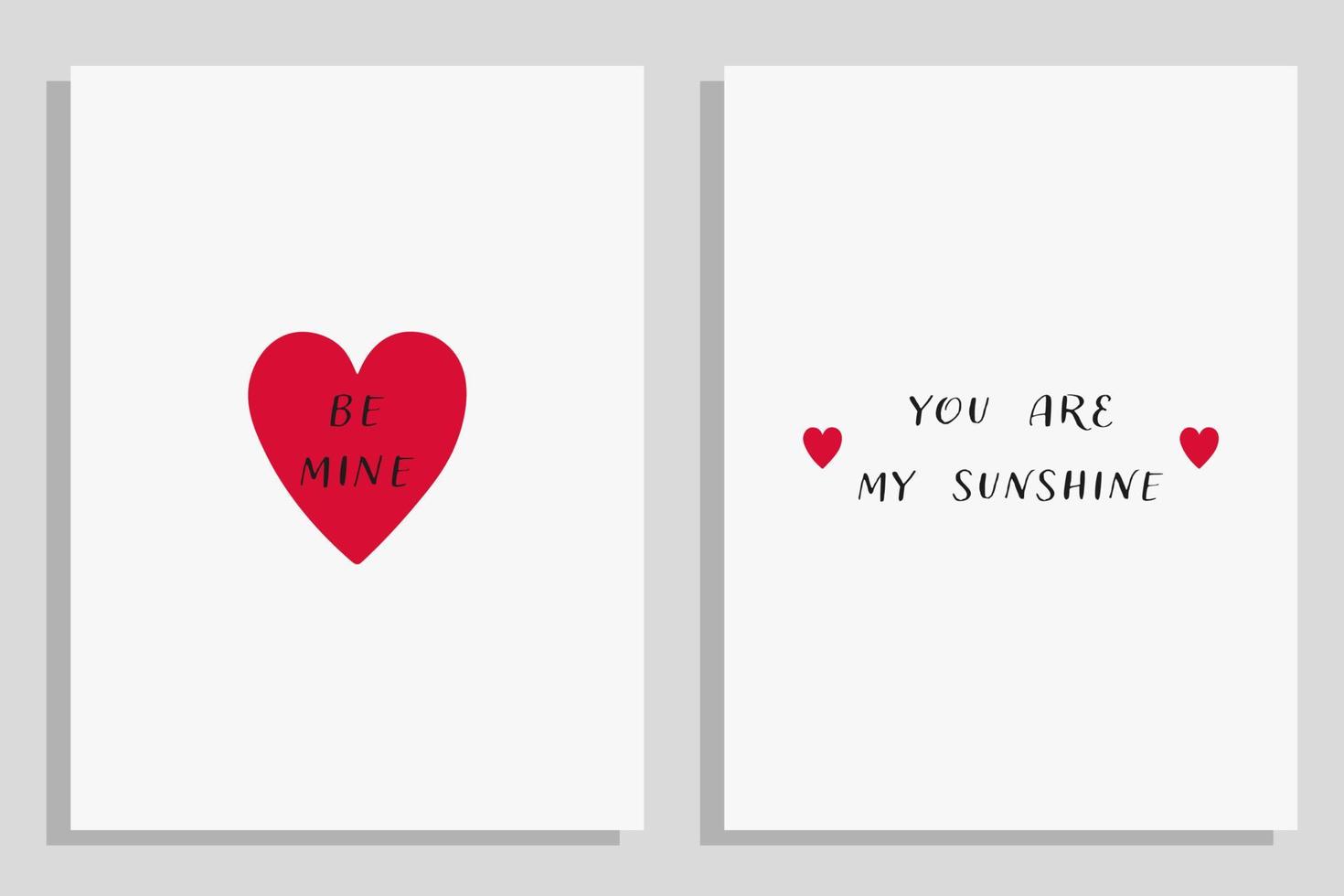 Valentine s Day Greeting Cards 19466122 Vector Art At Vecteezy Valentine s Day Greeting Cards 19466122 Vector Art At Vecteezy