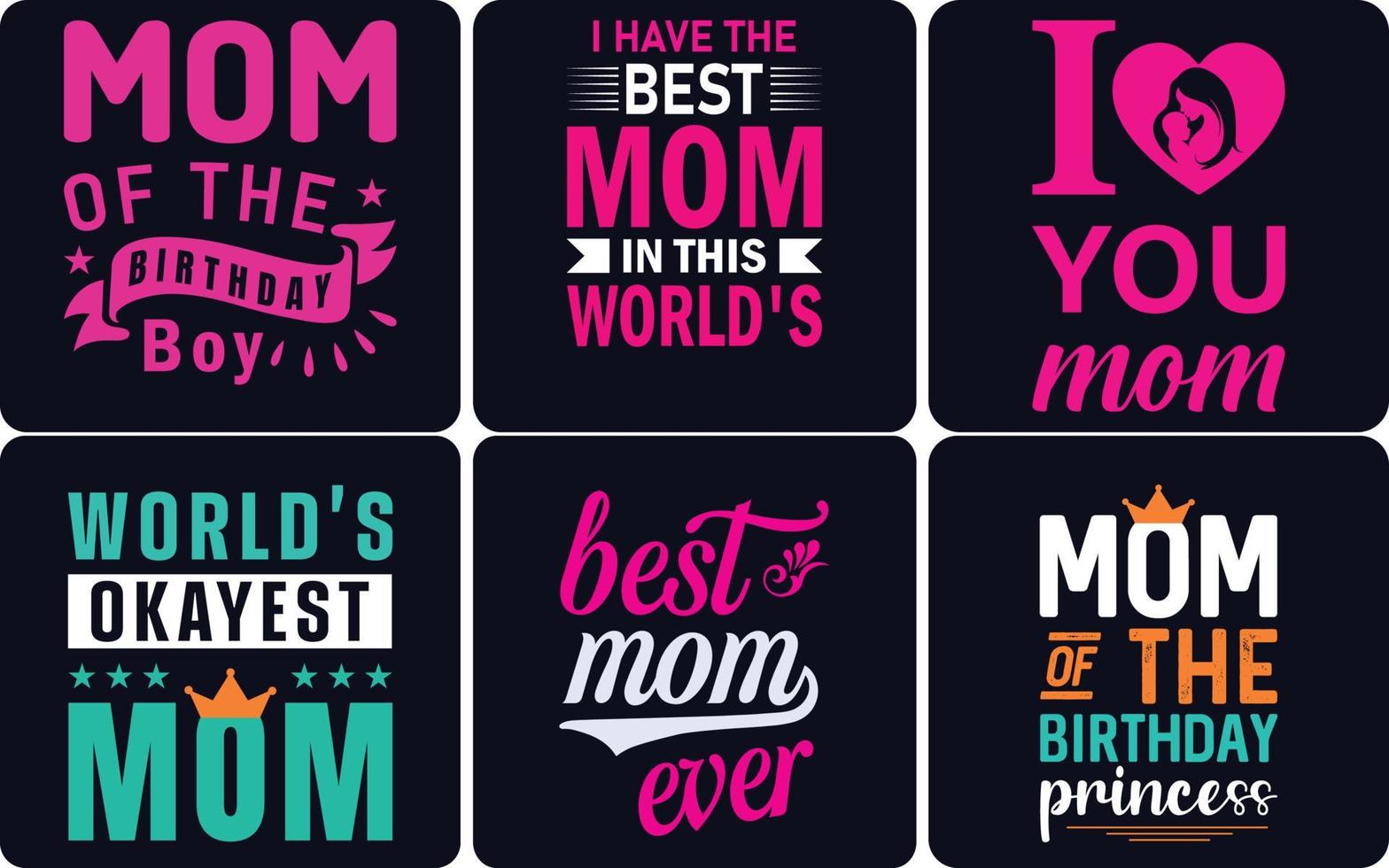 Mom Typography SVG T Shirt Design Bundle for yourself than you are in right place.  I will provide- 1. Unique and High-quality designs at an affordable price. vector