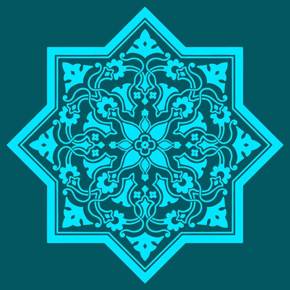 Luxury mandala background arabesque pattern arabic islamic east  style.decorative mandala for print, cover, brochure, flyer, banner vector